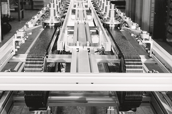 Langliebige Förderketten